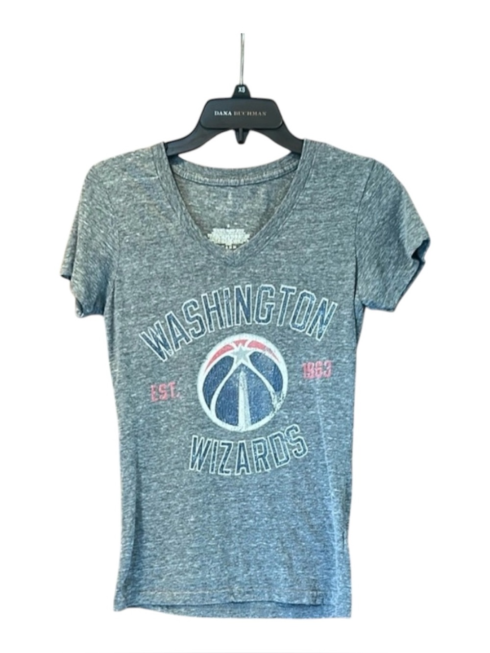 Washington Wizards Fanatics Fitted Shirt Size Small Gray Women’s